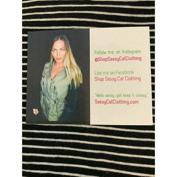 J Crew Black White Striped Crew Neck Tank Top - Picture 7 of 7